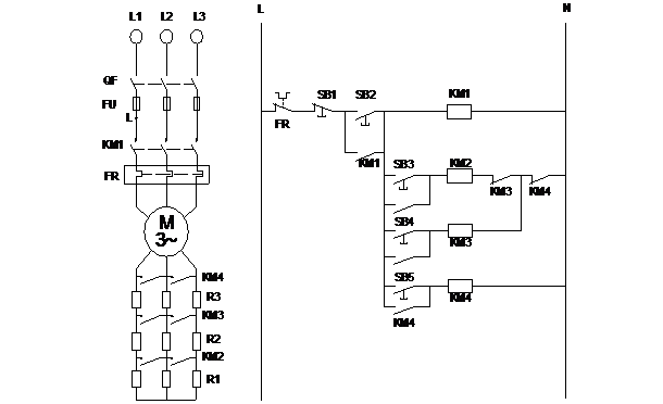 三相线绕式异步电动机自动起动控制实验(图1)