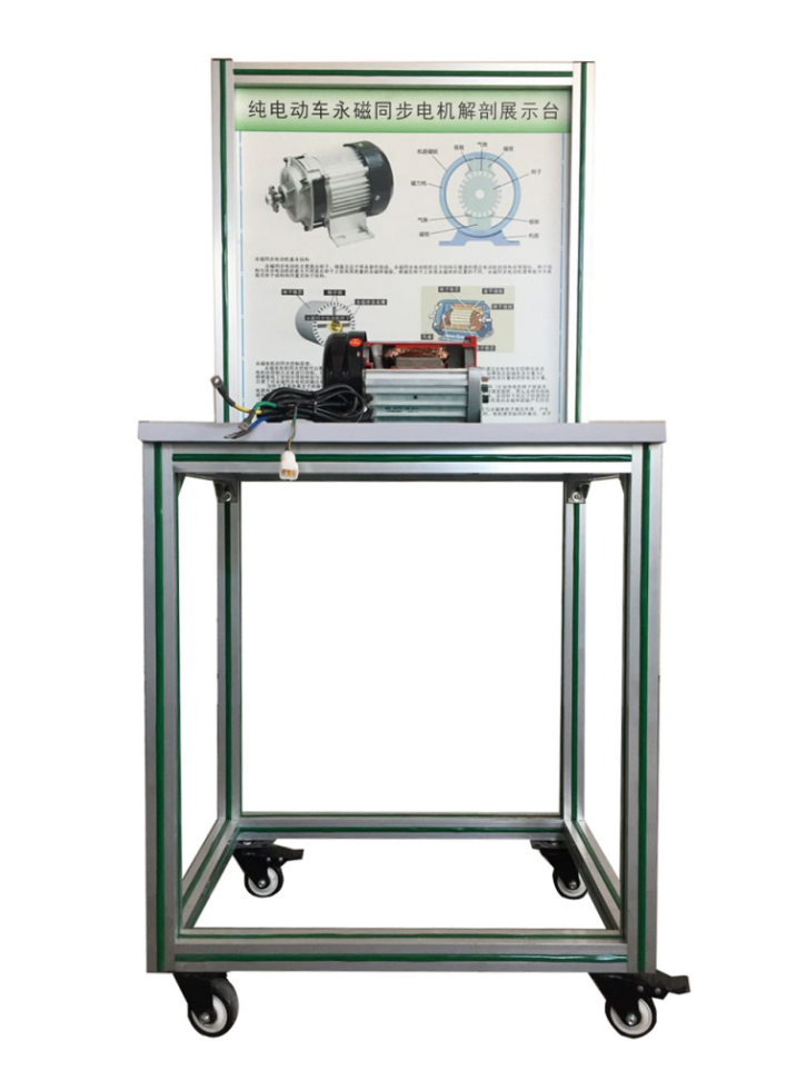 纯电动汽车永磁电机解剖模型